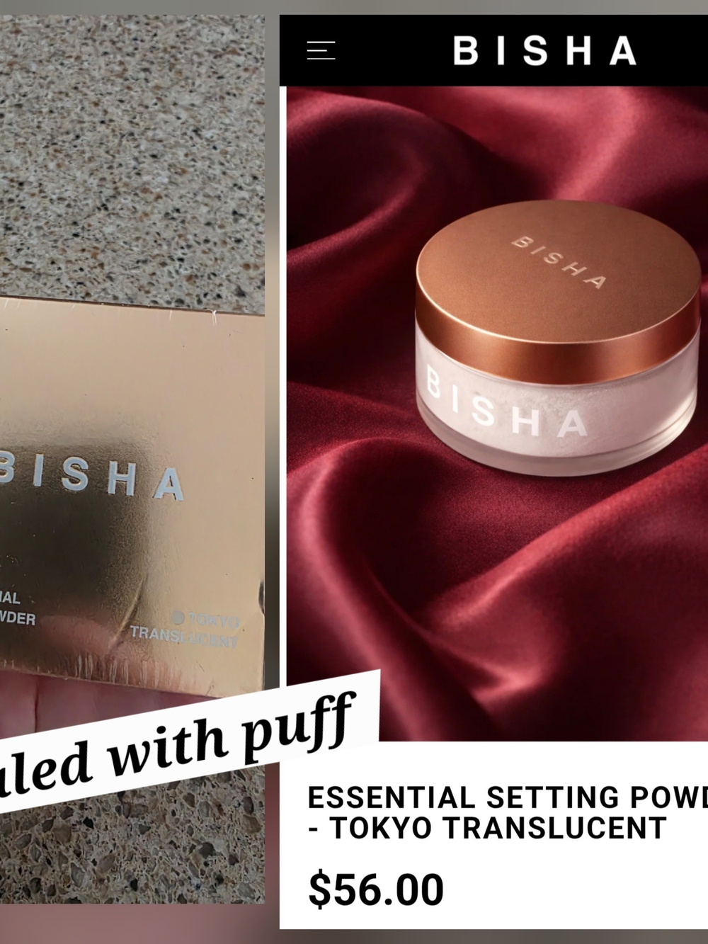Bisha Translucent Setting Powder